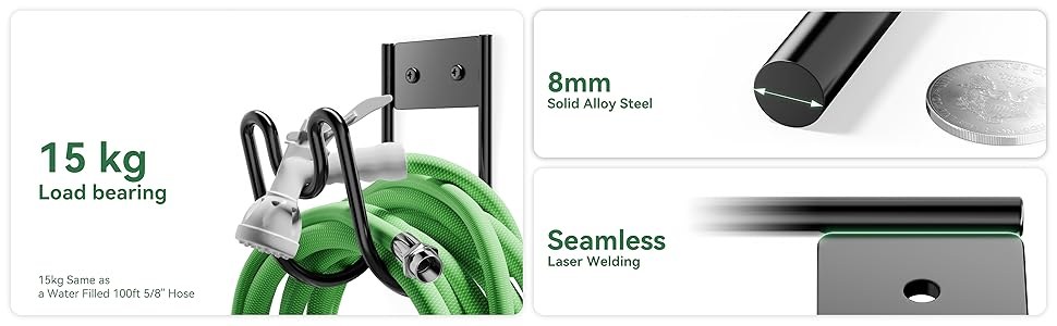 Black edition build details: 15 kg load bearing, 8 mm solid alloy steel rod, seamless laser welding